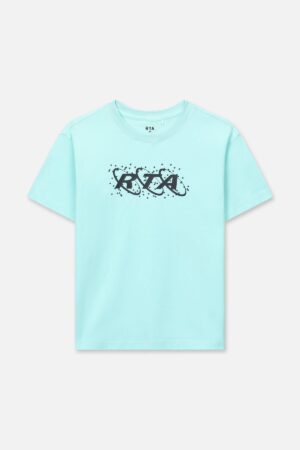 KIDS LAWSON SHORT SLEEVE TEE | TURQUOISE PLANETARY RTA
