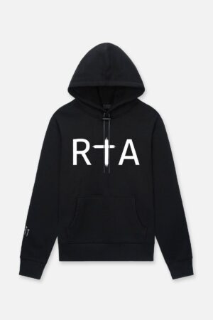 DION HOODIE | BLACK WHITE RTA