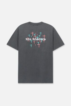 COLIN OVERSIZED TEE | VINTAGE BLACK OLD ENGLISH LA